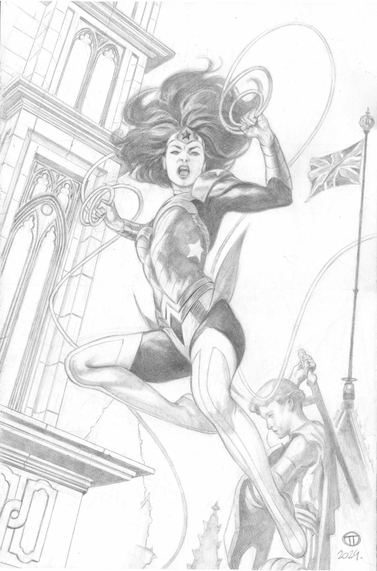 Wonder Woman #11 cover by Julian Totino Tedesco