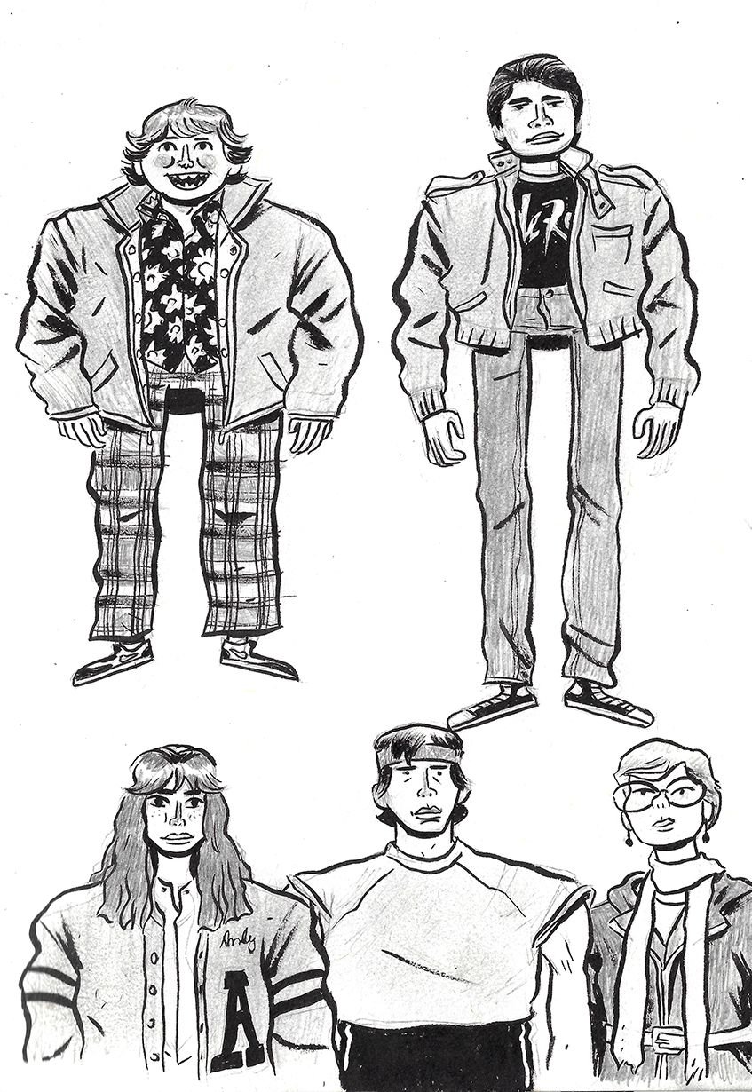 Goonies 1 sketch by Bruno Seelig