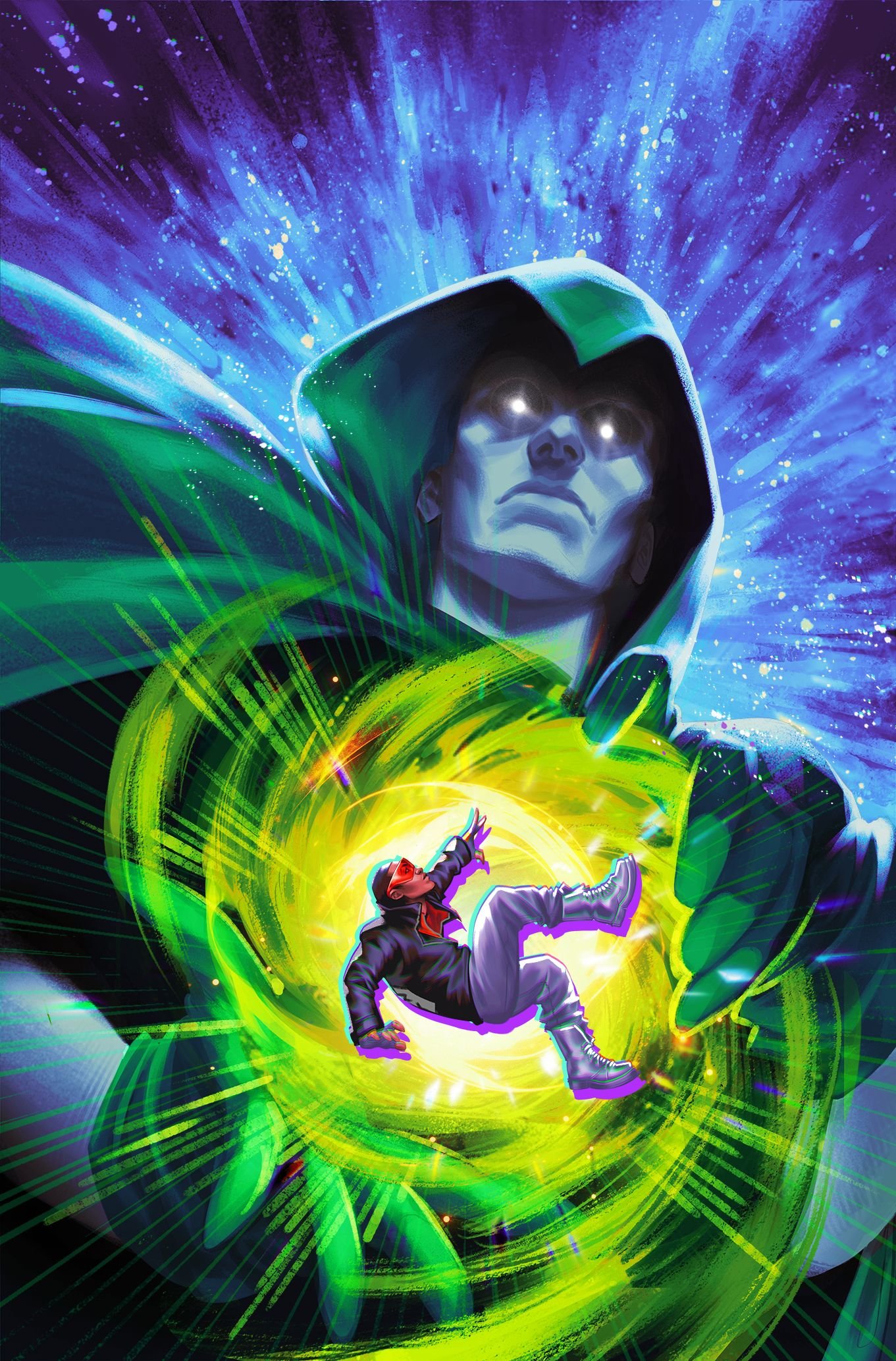 Mr. Terrific: Year One #2 cover AP by Mateus Manhanini