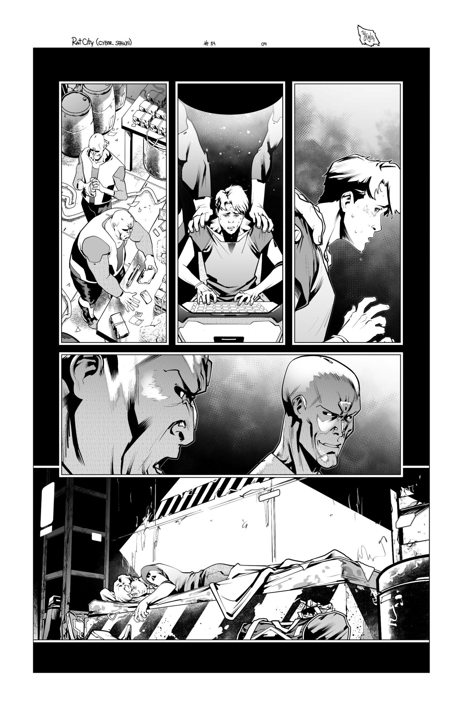 Rat City #14 page 04 AP by Zé Carlos