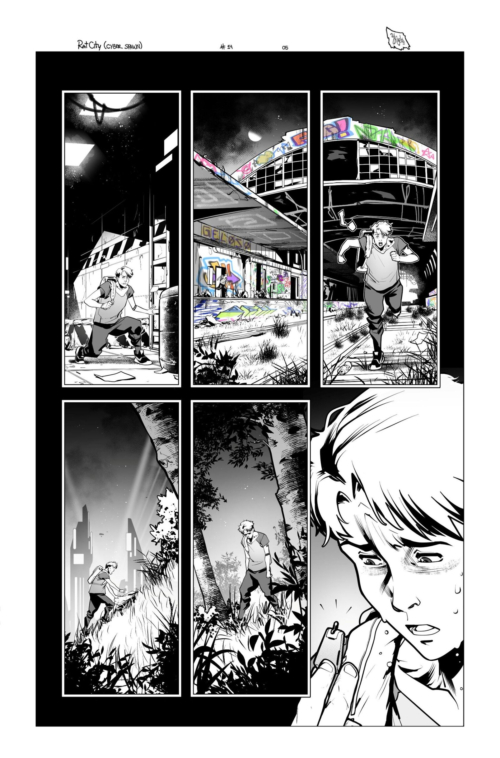 Rat City #14 page 05 AP by Zé Carlos