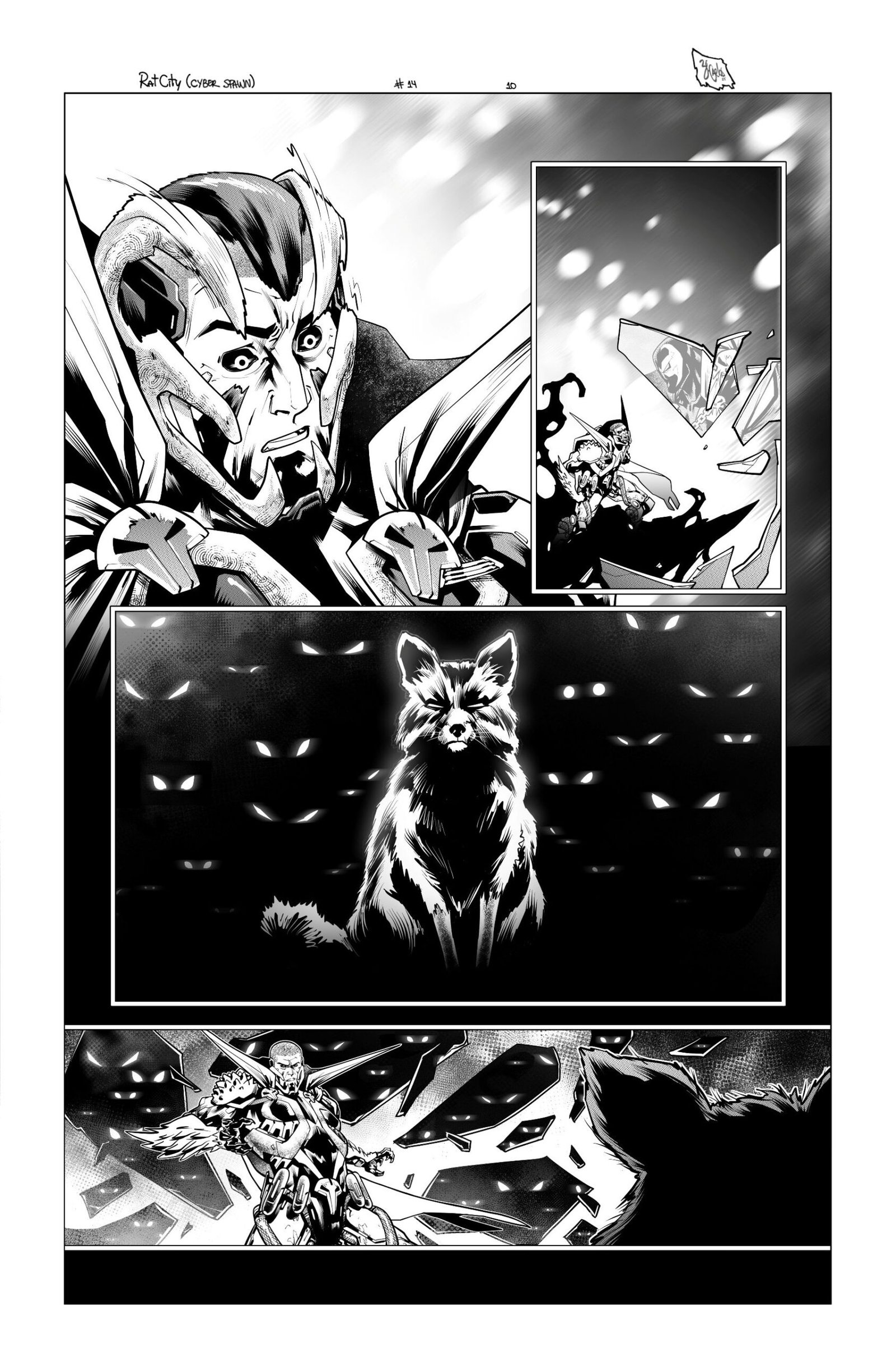 Rat City #14 page 10 AP by Zé Carlos