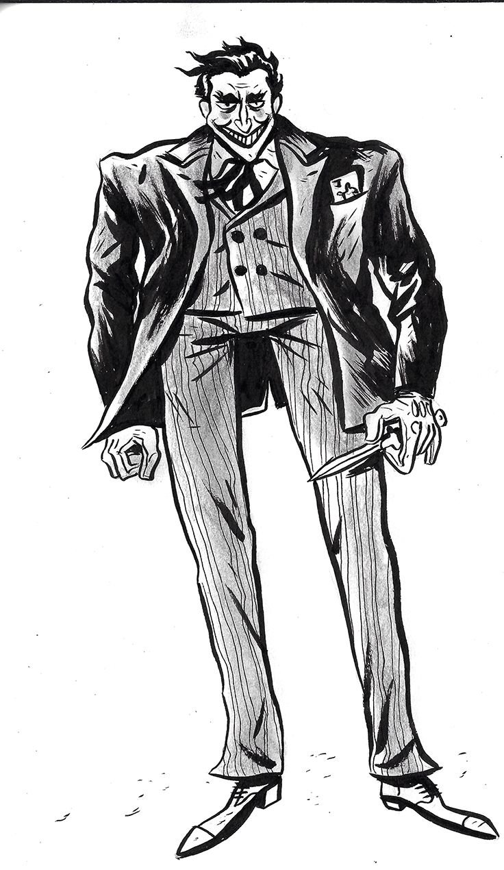 Joker sketch by Bruno Seelig
