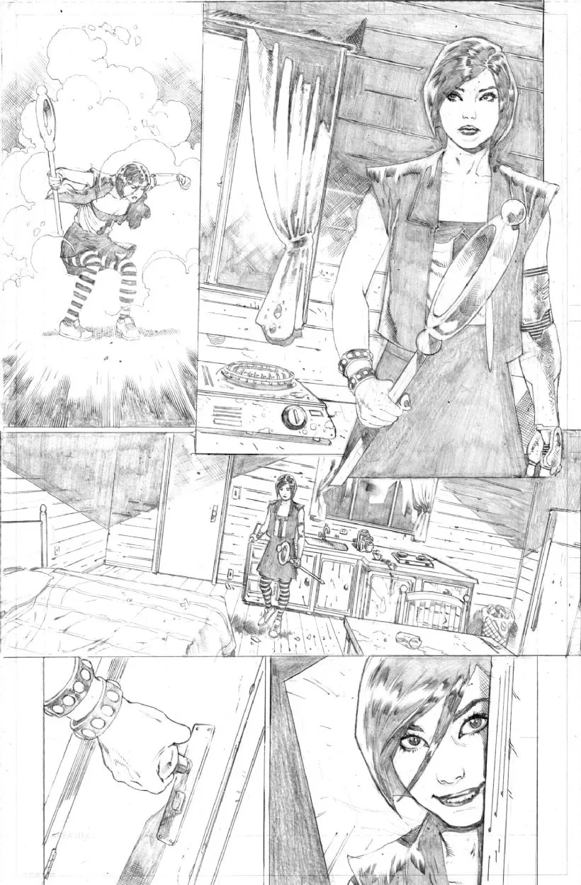 A Force #08 page 09 by Paulo Siqueira