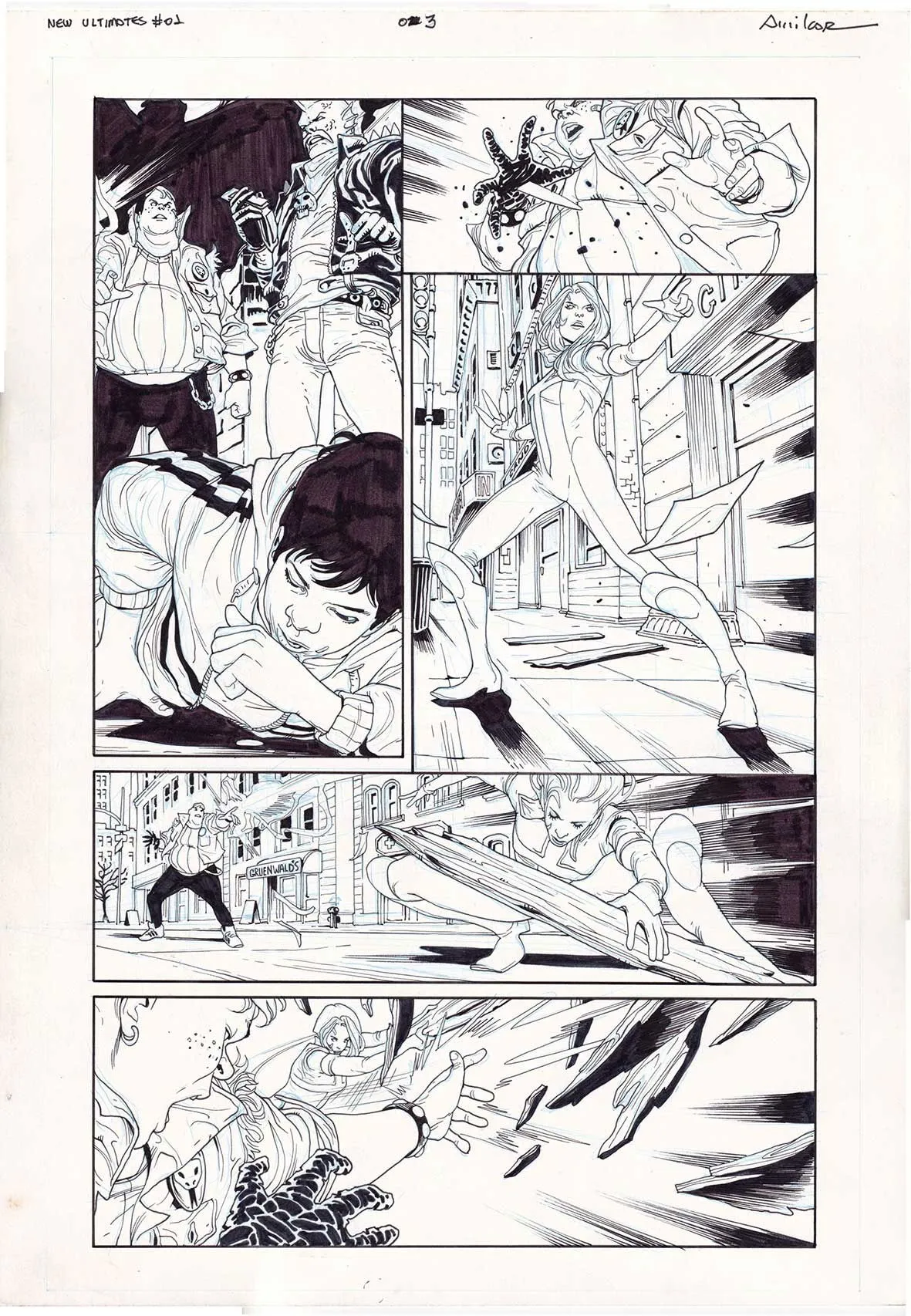 All-New Ultimates #01 page 03 by Amilcar Pinna