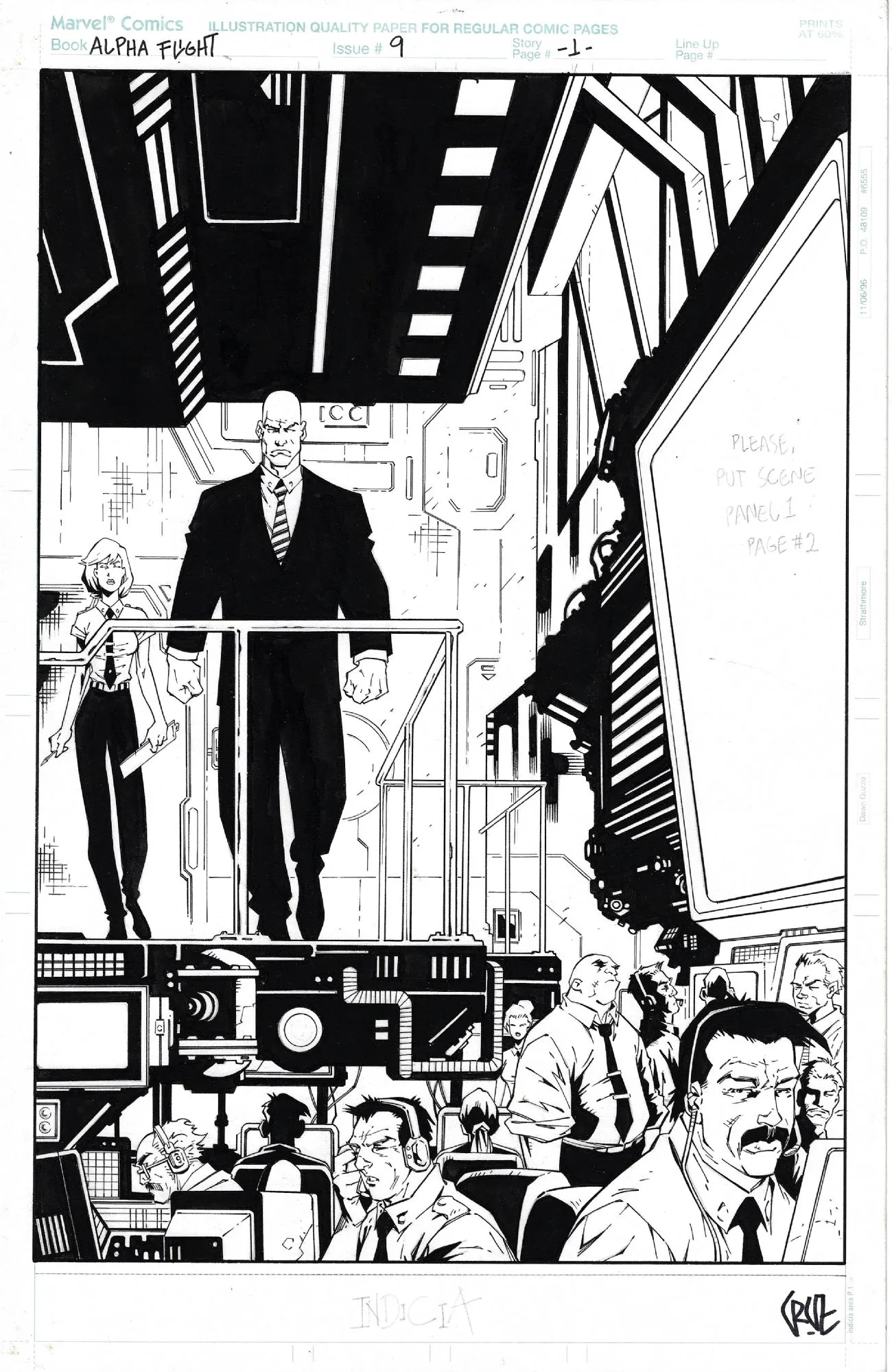 Alpha Flight #09 page 01 by Roger Cruz