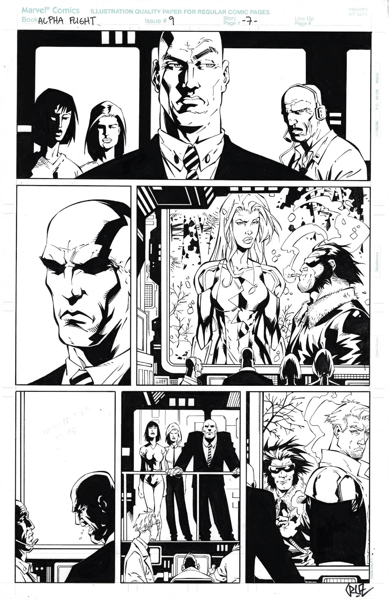 Alpha Flight #09 page 07 by Roger Cruz