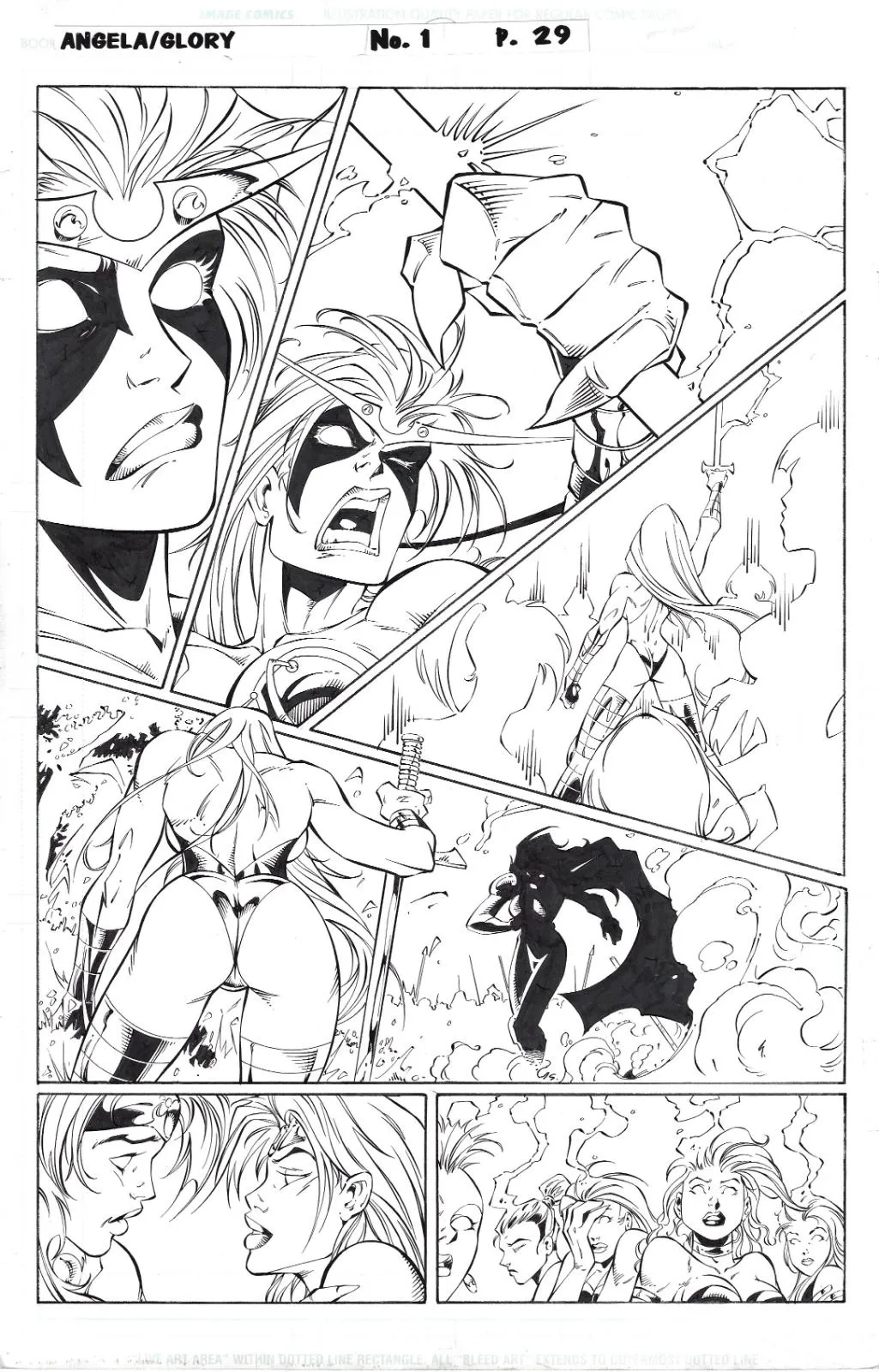 Angela / Glory: Rage of Angels #01 page 29 by Roger Cruz