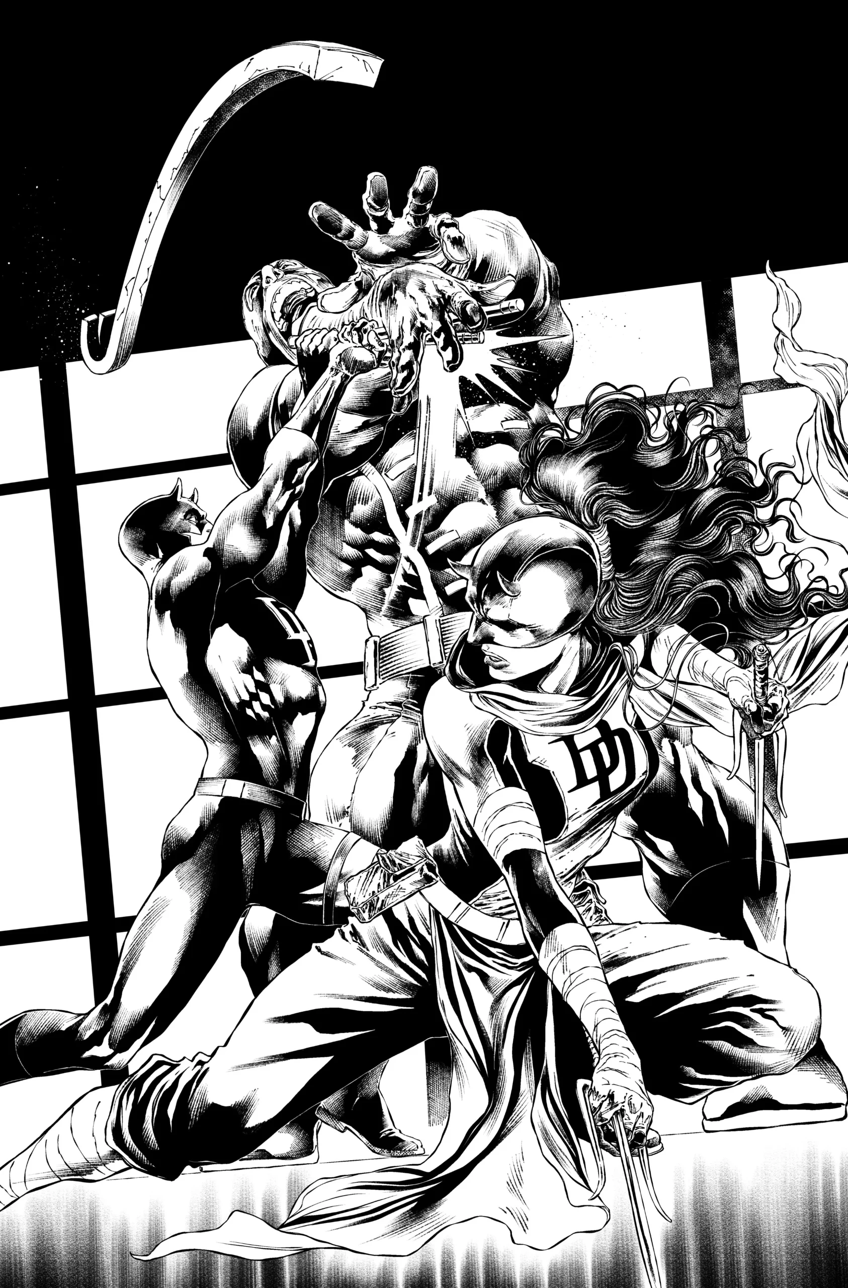 Daredevil #24 page 15 AP by Oren Junior