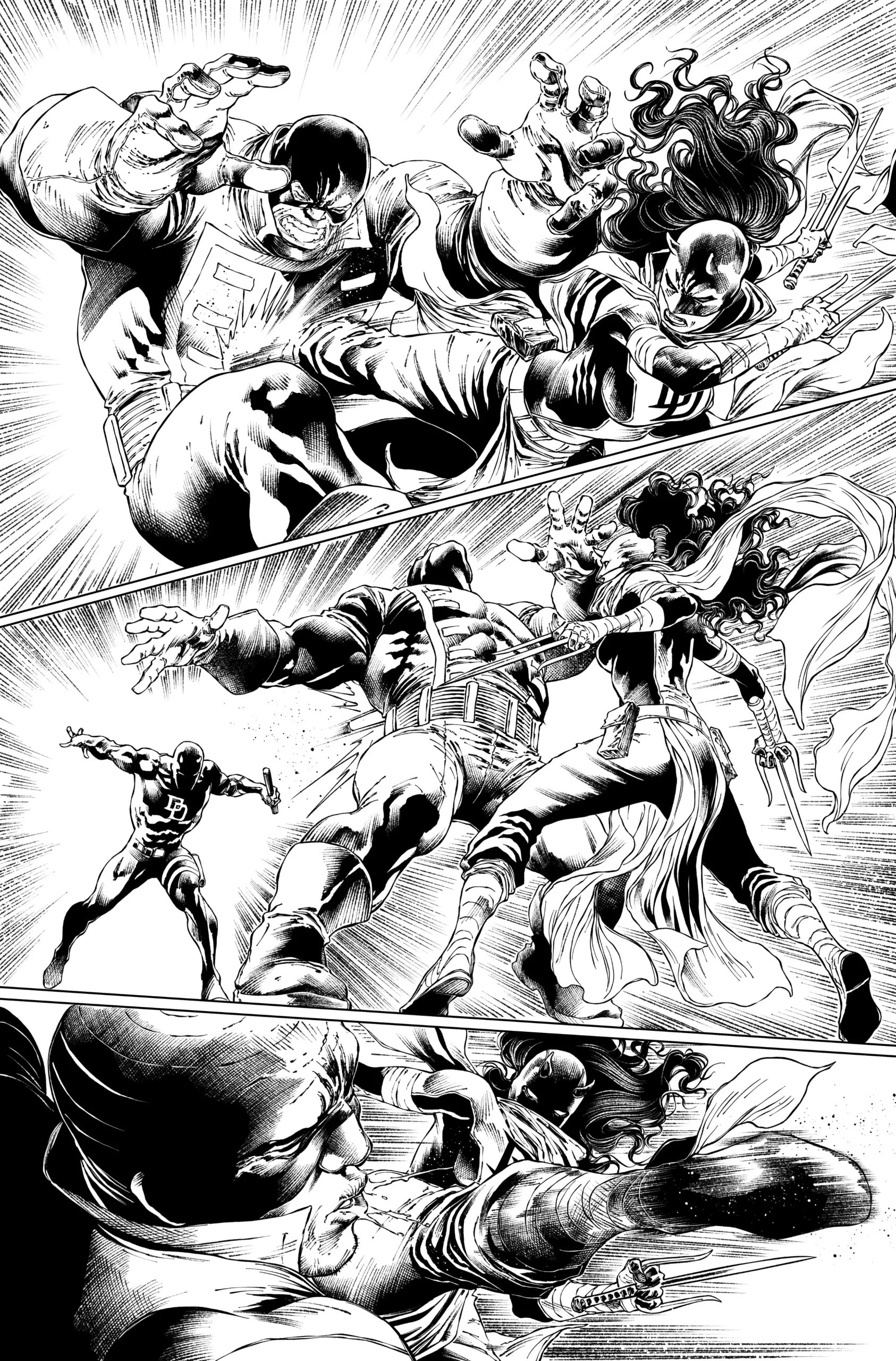 Daredevil #24 page 16 AP by Oren Junior