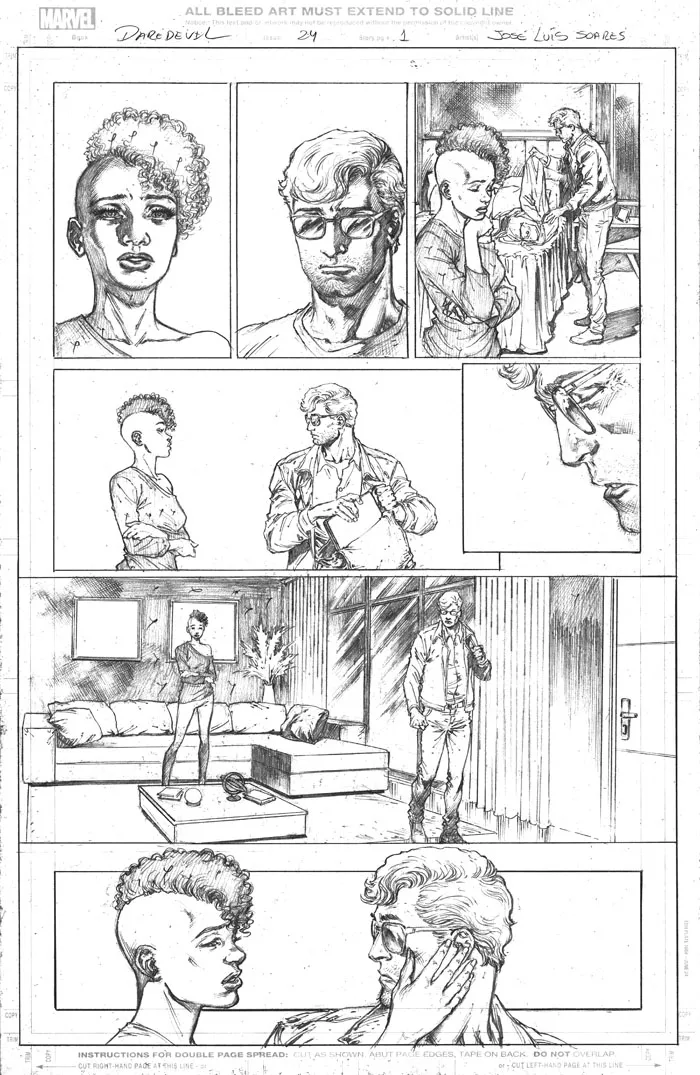 Daredevil #24 page 01 by José Luís