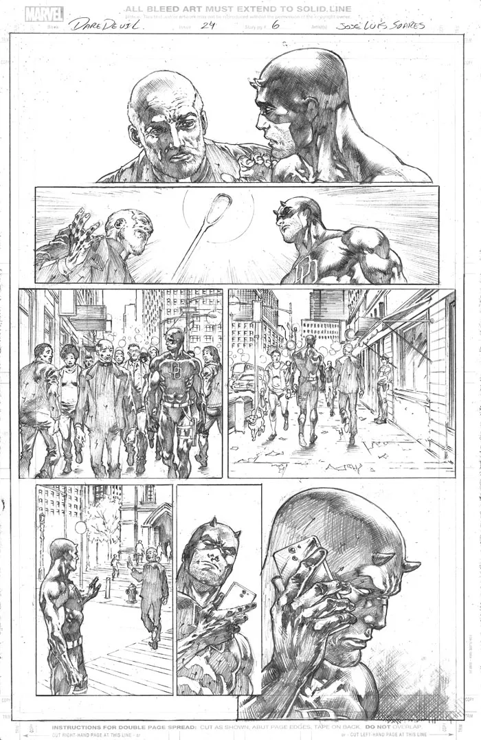 Daredevil #24 page 06 by José Luís