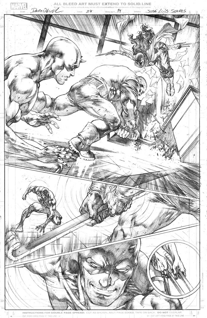 Daredevil #24 page 14 by José Luís