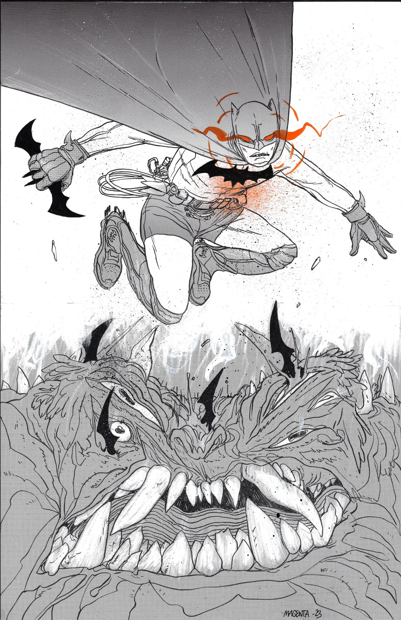 Batman Illo by Magenta King