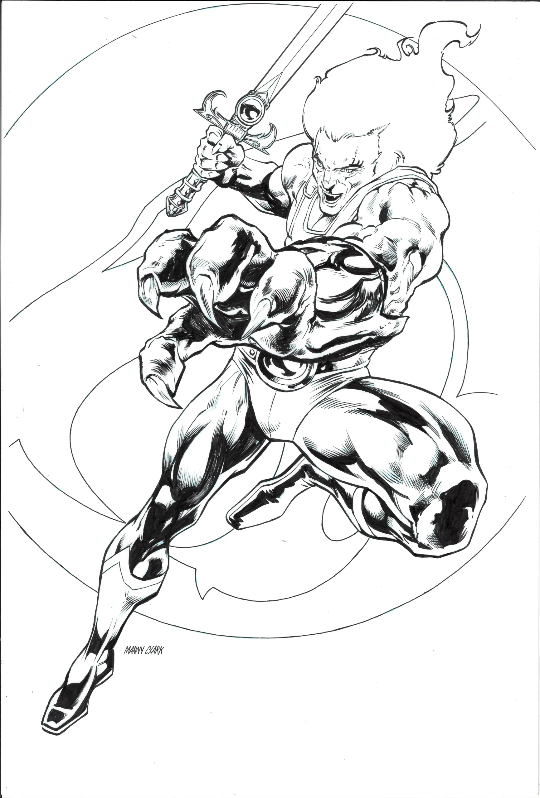 Thundercats Illo by Manny Clark