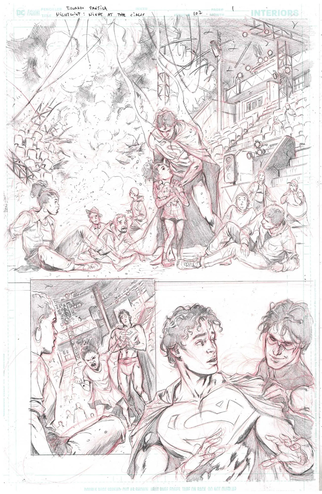 Nightwing #102 backstory page 01 by Eduardo Pansica