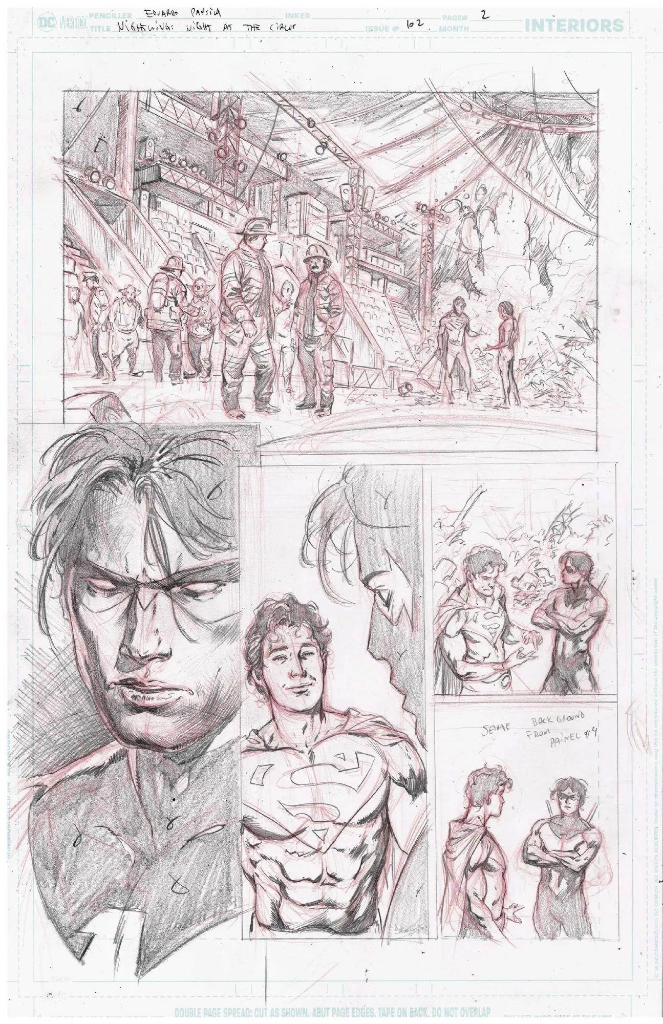 Nightwing #102 backstory page 02 by Eduardo Pansica