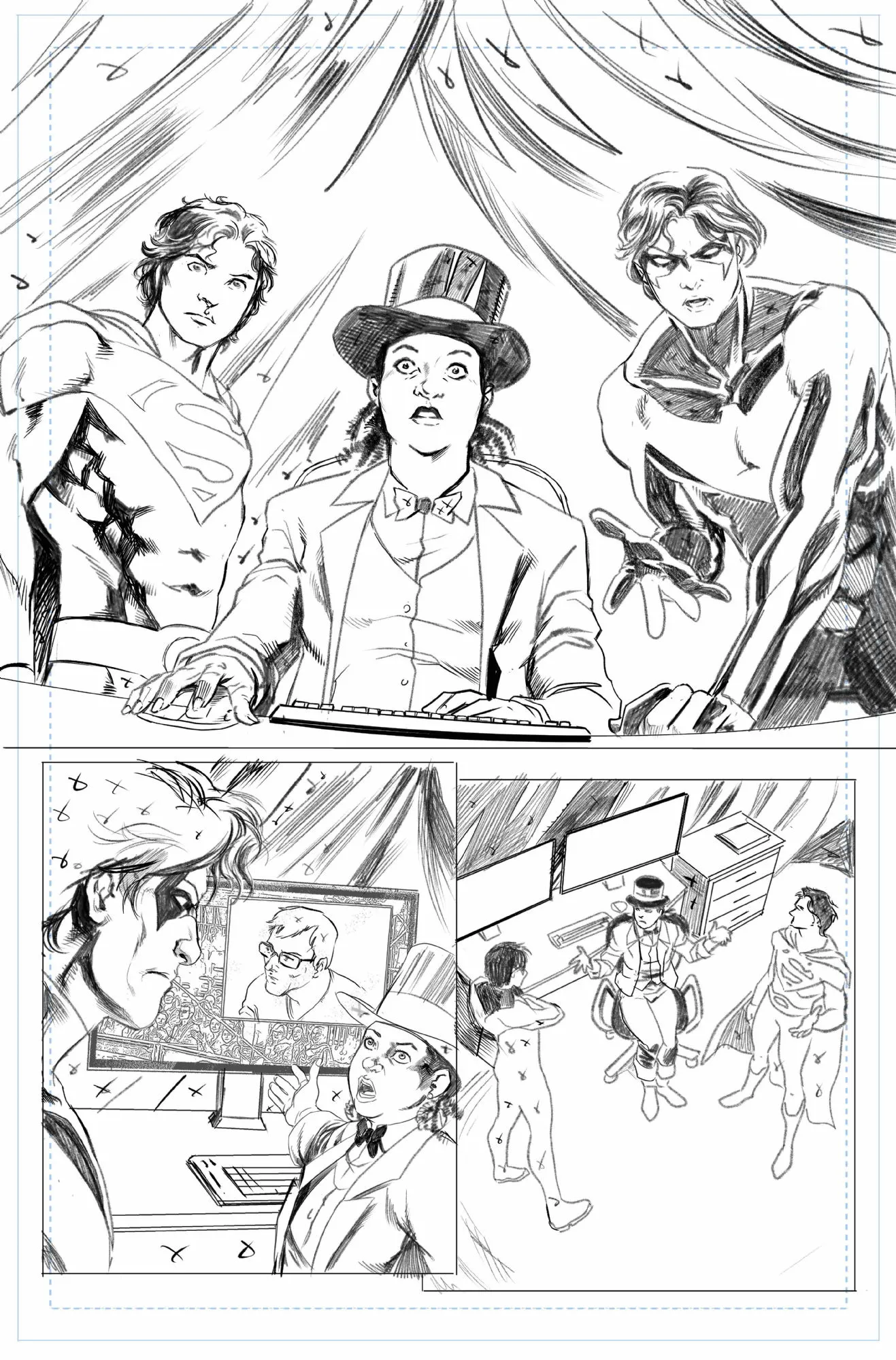 Nightwing #104 page 01 AP by Daniel HDR