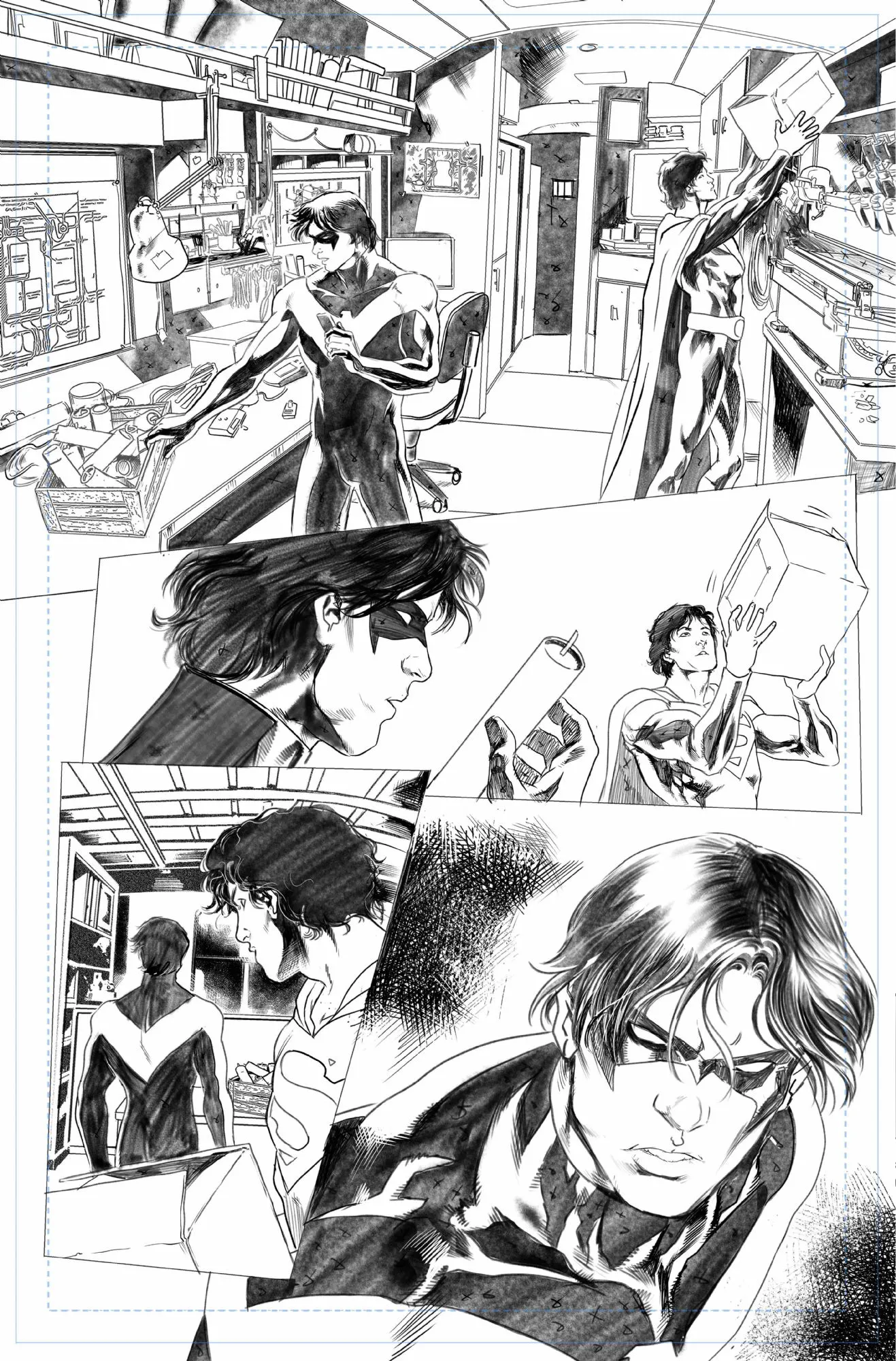 Nightwing #104 page 02 AP by Daniel HDR