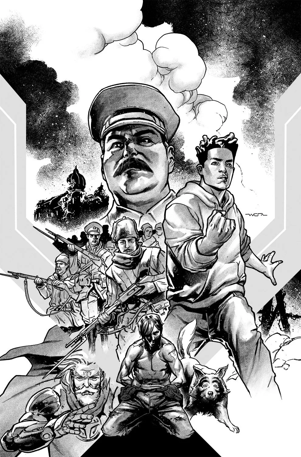 Ordinary Gods #2 print II cover by Felipe Watanabe