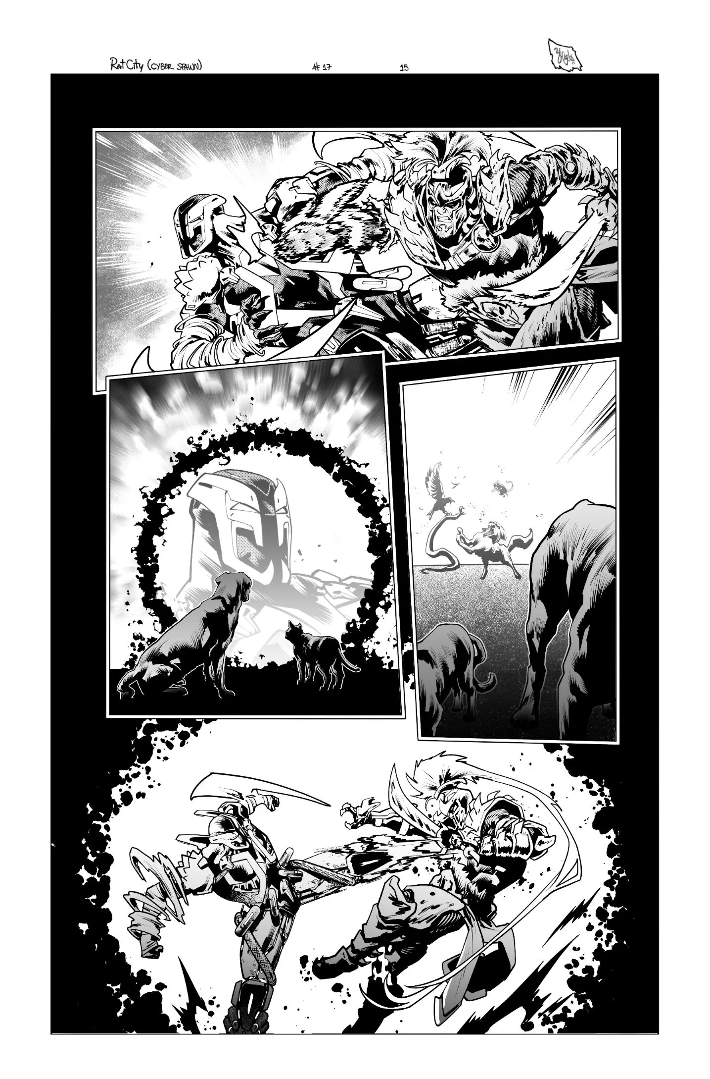 Rat City #17 page 15 AP by Zé Carlos