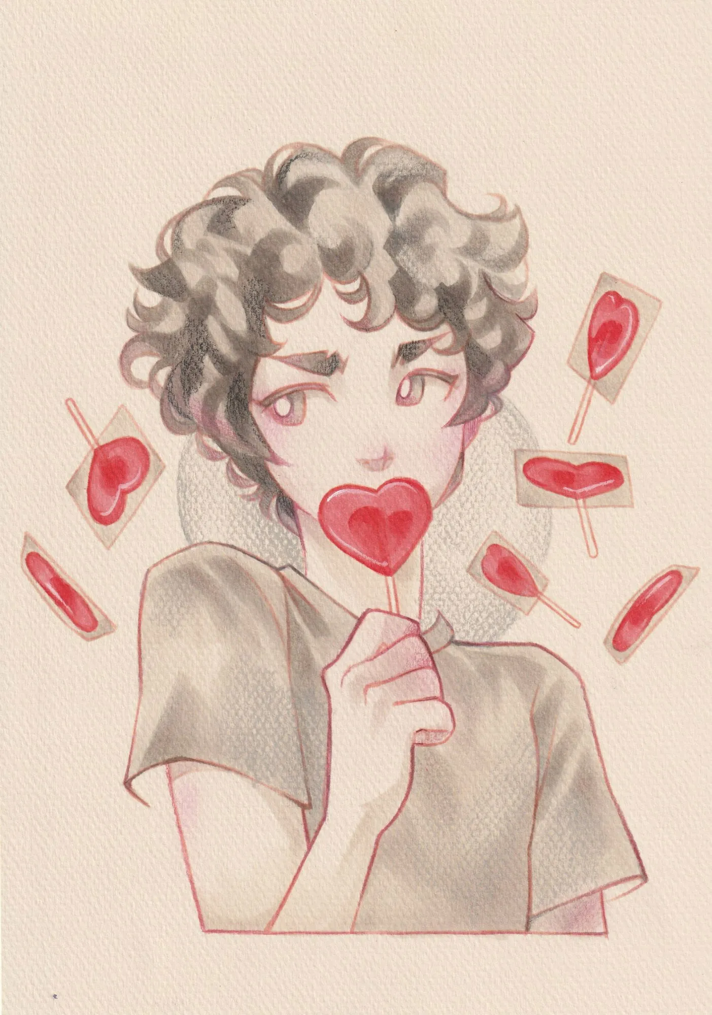 Valentine's Illustration by Caio Yo