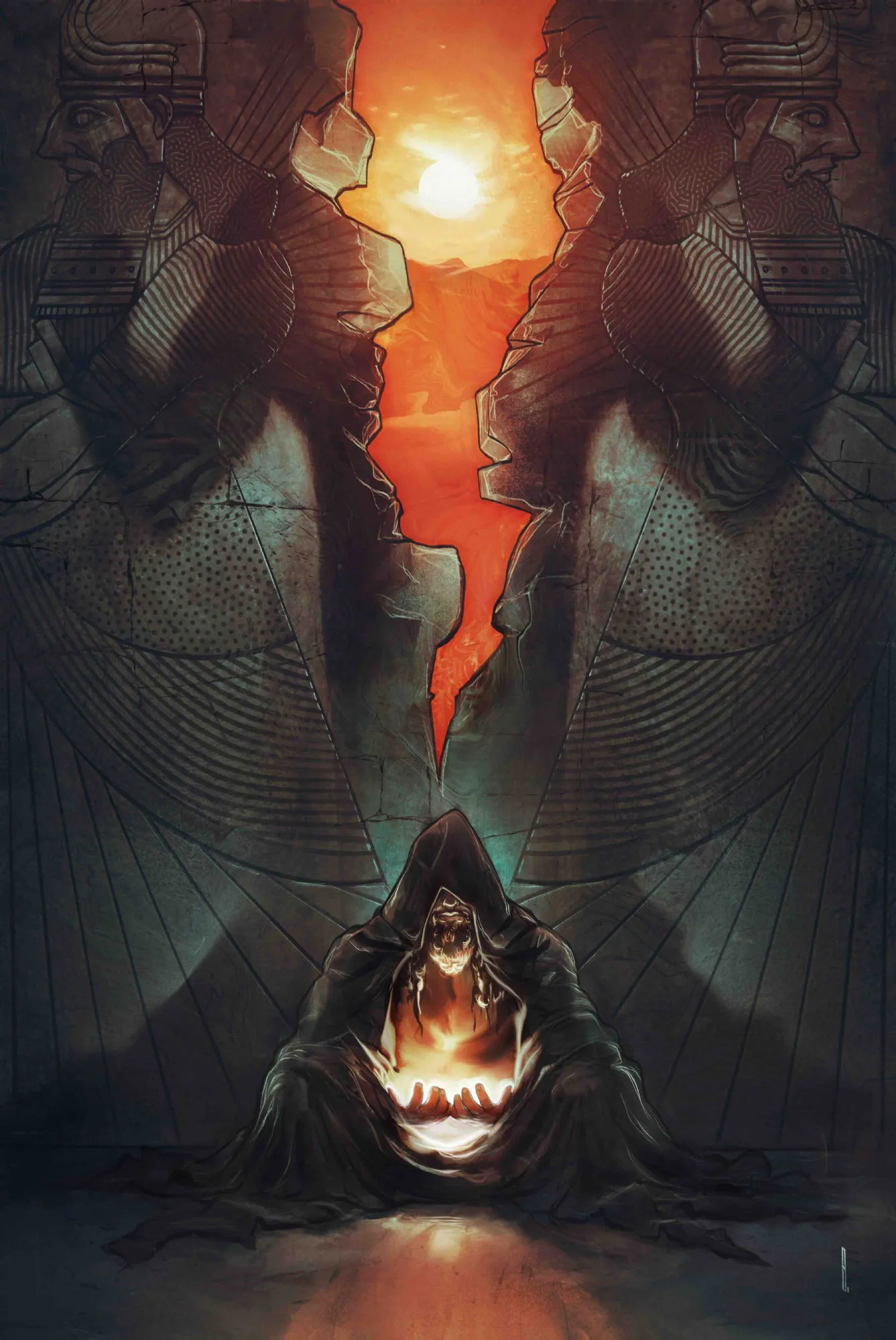 Black Adam #03 cover AP by Rafael Sarmento