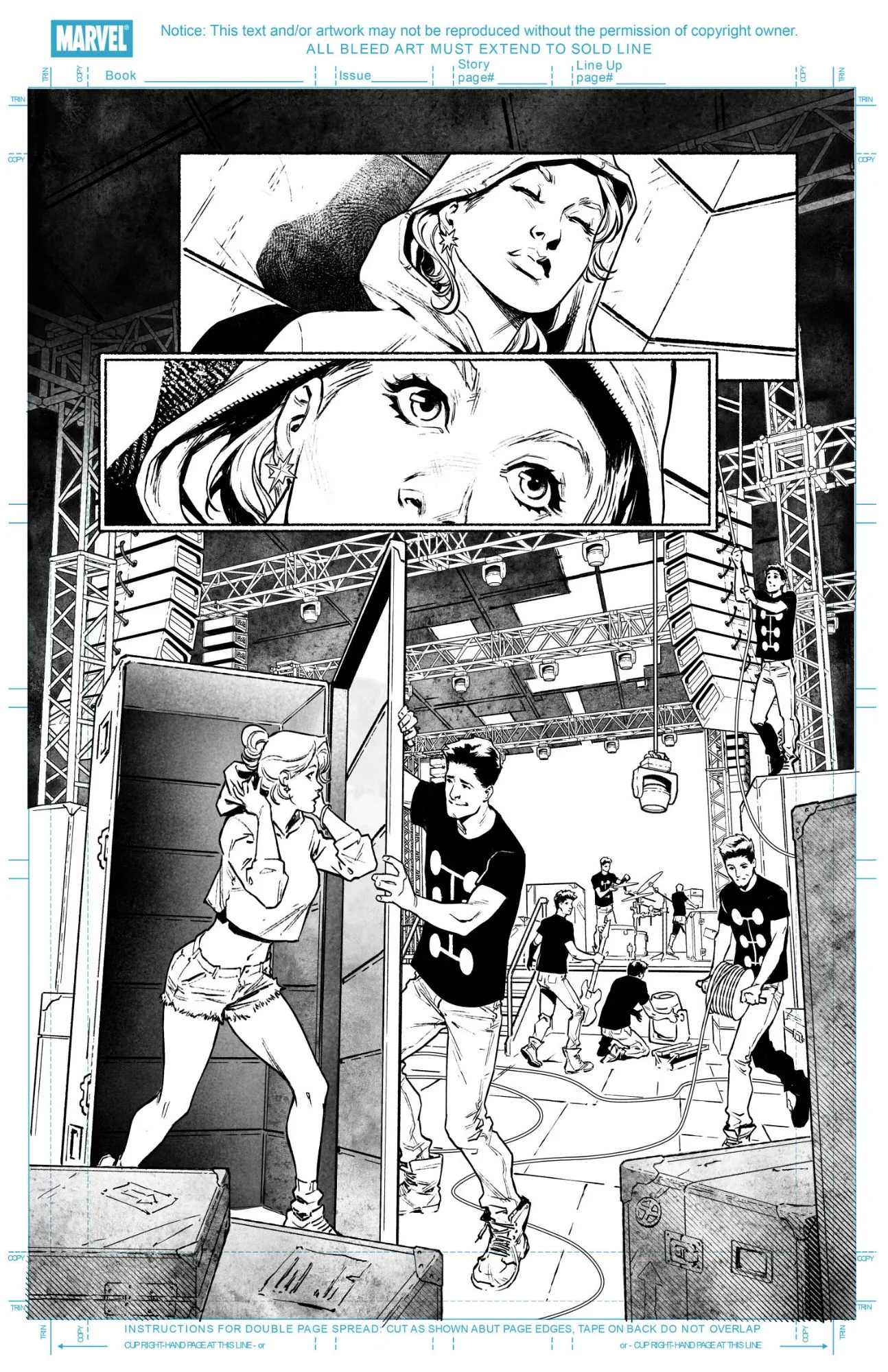 Dazzler #01 page 01 by Rafael Loureiro