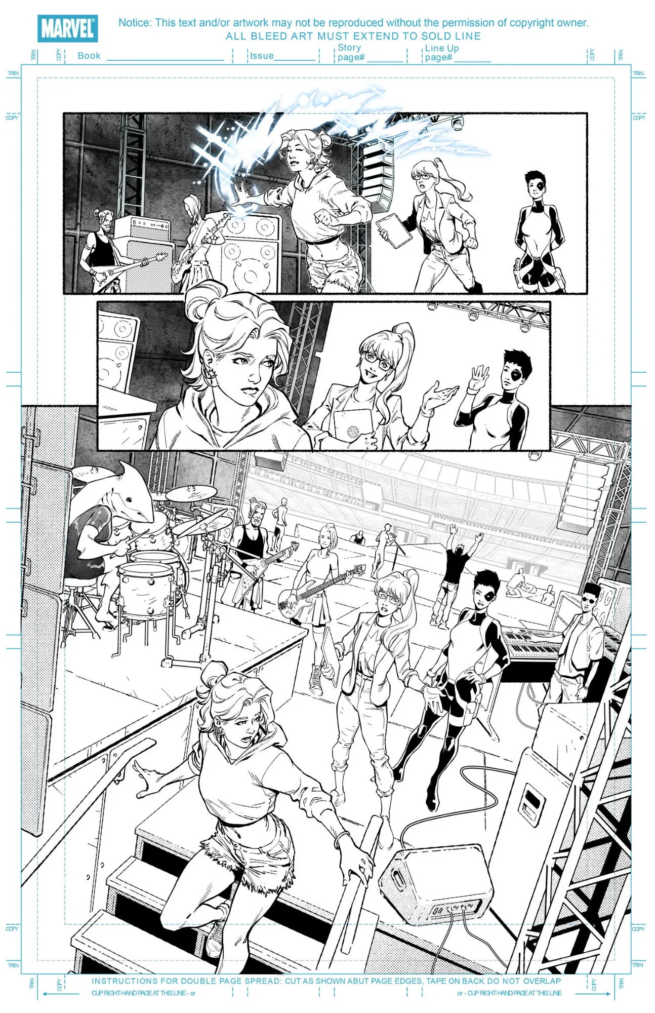 Dazzler #01 page 06 by Rafael Loureiro