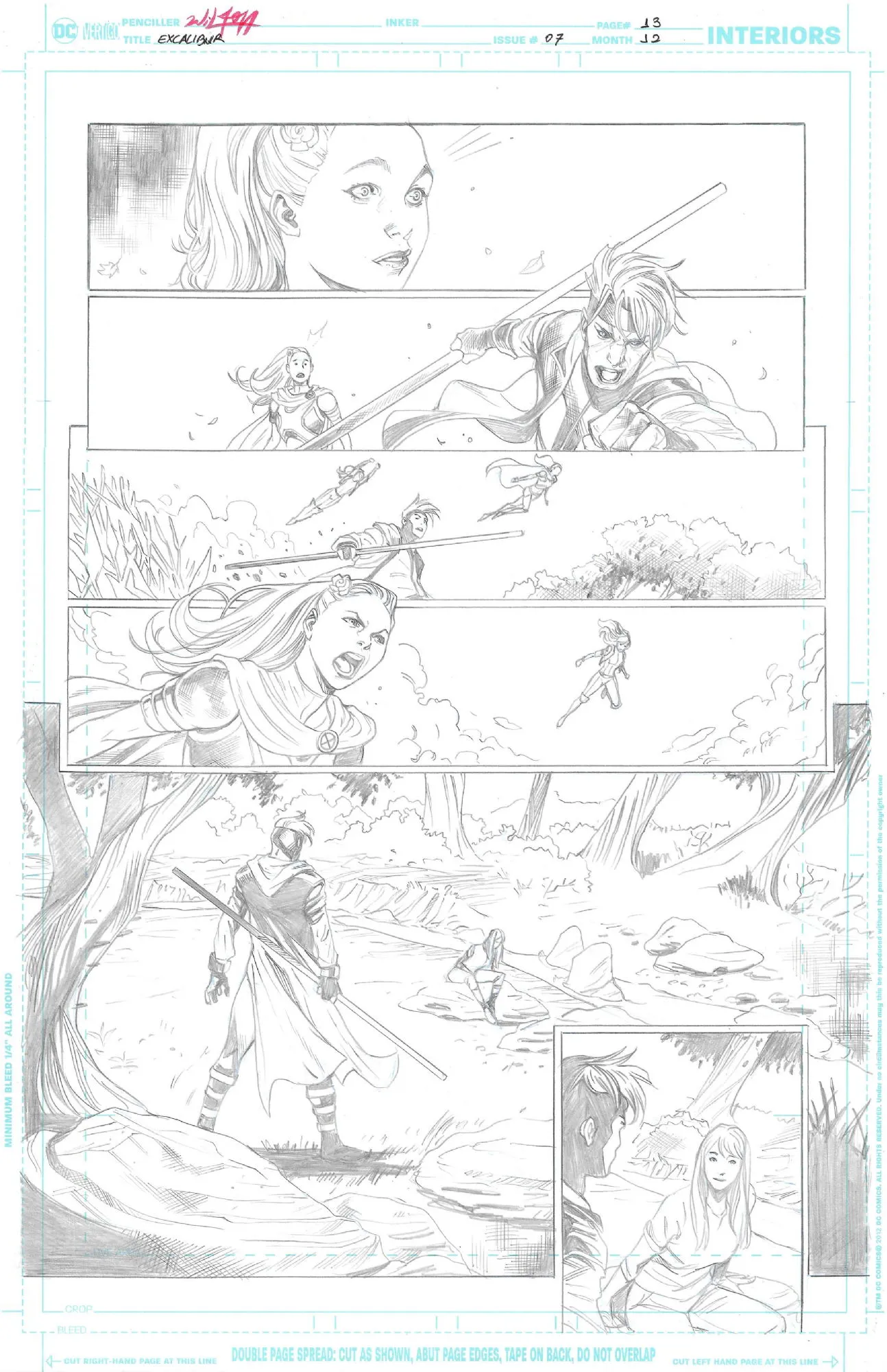 Excalibur #07 page 13 by Wilton Santos