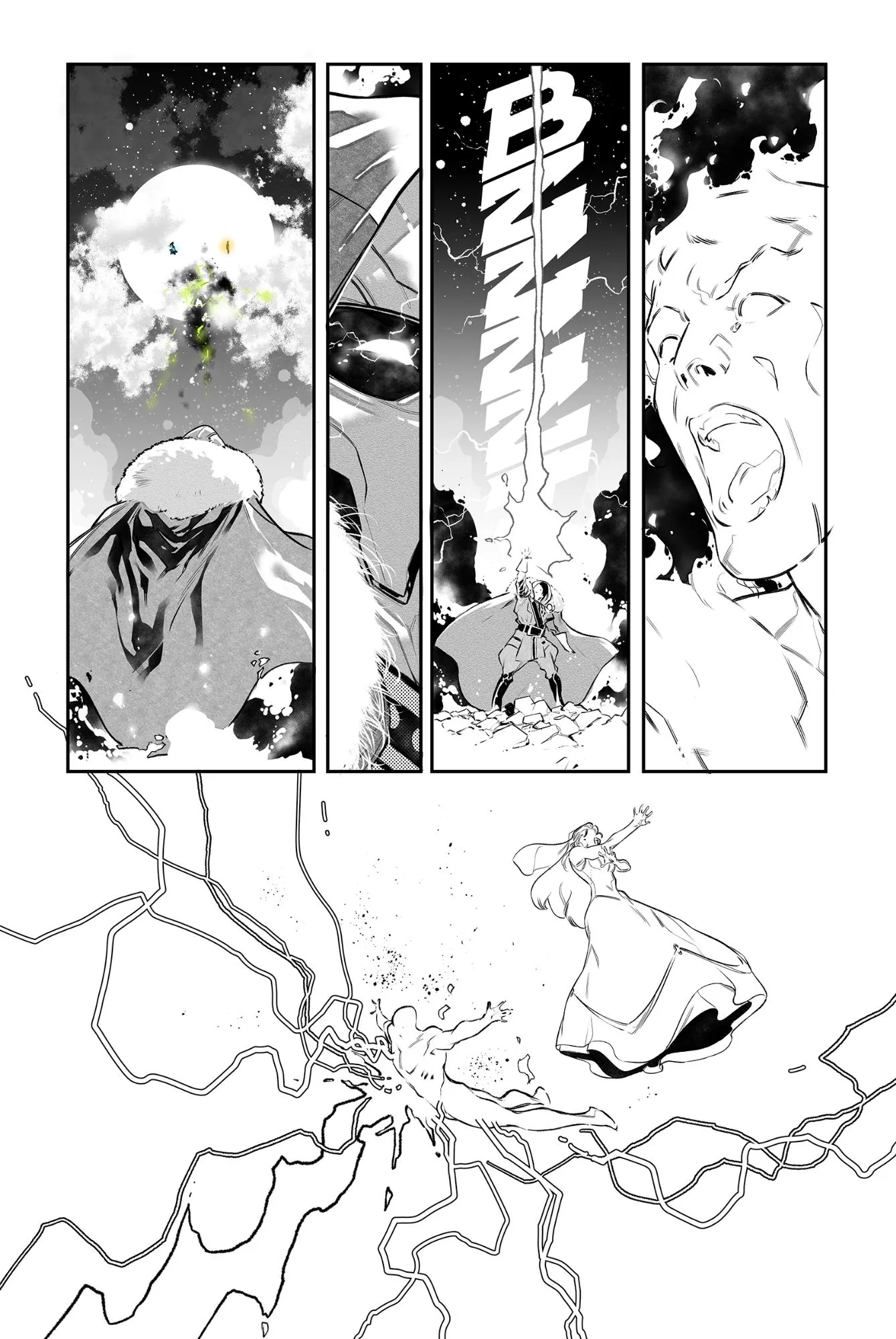 Fantastic Four #34 page 10 AP by RB Silva