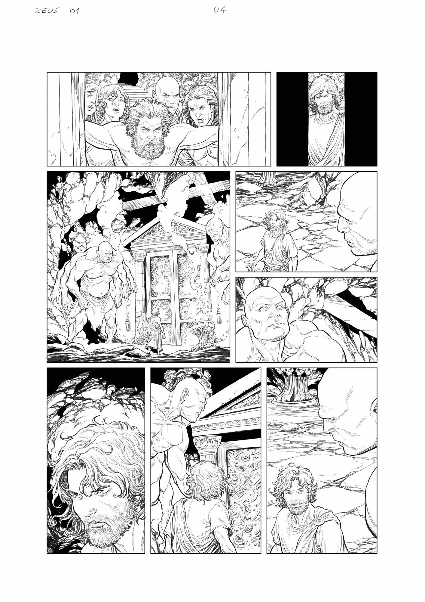 Les guerres de Zeus #01 page 04 AP by Carlos Rafael (Copy)