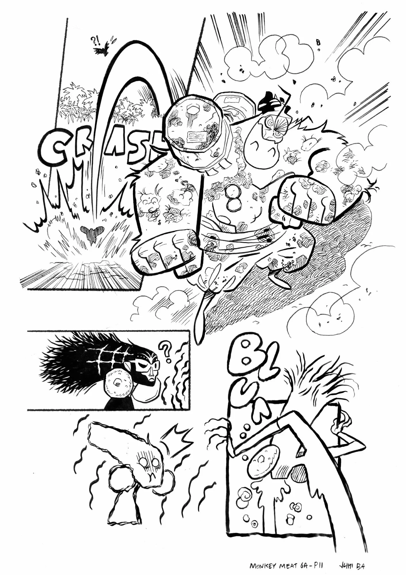 Monkey Meat: Summer Batch #01 Story #01 page 11 by Juni Ba