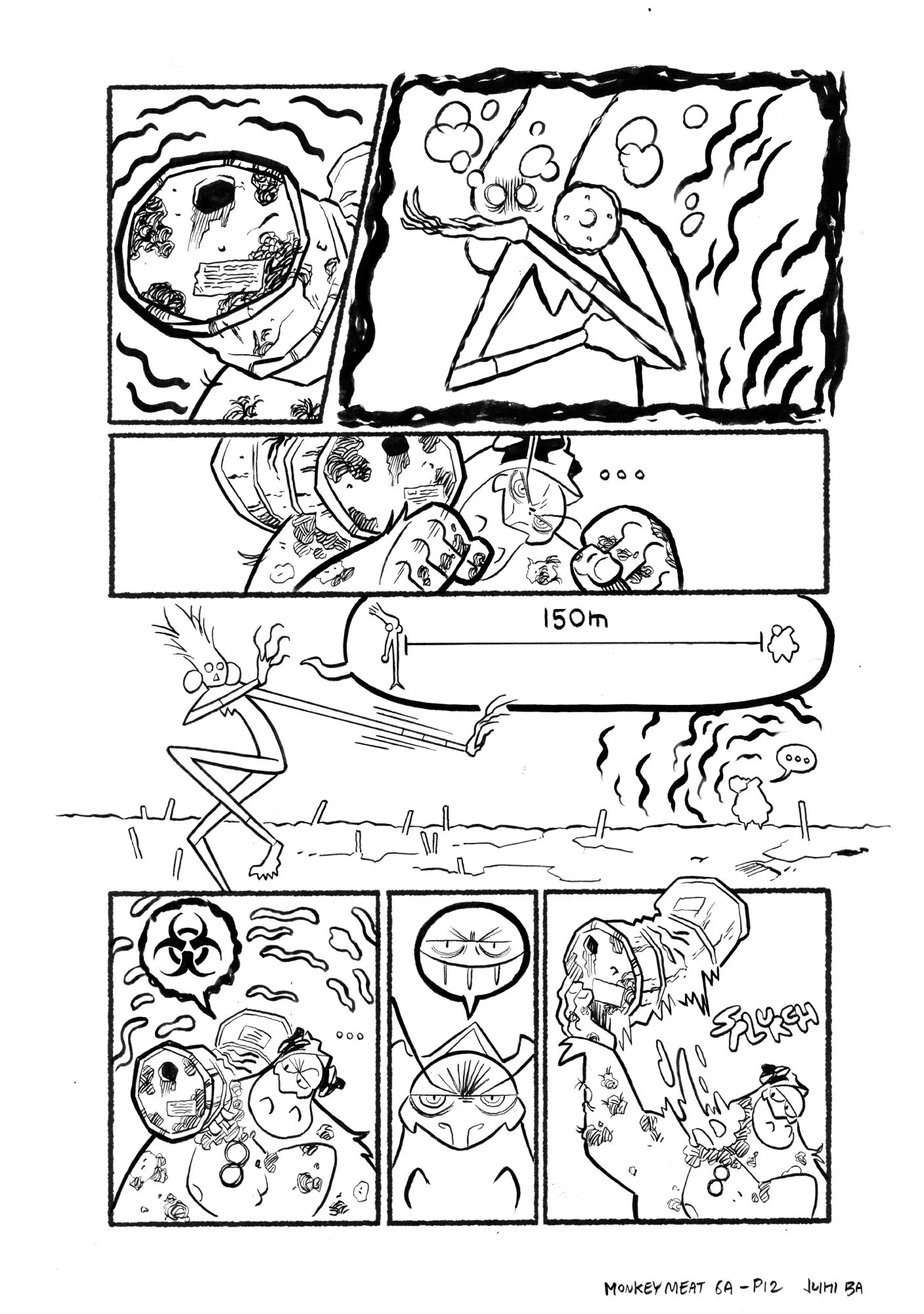 Monkey Meat: Summer Batch #01 Story #01 page 12 by Juni Ba